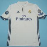 Retro Real Madrid Home  1:1 Quality Soccer Jersey    2016-2017