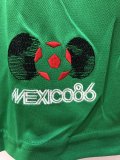 Retro Mexico Home 1:1 Quality Soccer Jersey  1986