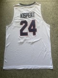 NCAA University of Gonzaga #24 white university Jersey