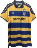 Retro  Parma Home Yellow 1:1 Quality Soccer Jersey  1998-1999