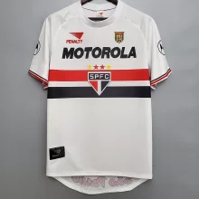 Retro Sao Paulo Home 1:1 Quality Soccer Jersey  1999-2000