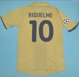 Retro Barcelona Away 1:1 Quality Soccer Jersey  2001-2002