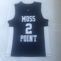 NBA Booker high school No. 2 dark blue embroidered Jersey