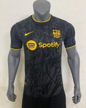 Barcelona Black Grey Commemorative Edition Fan 1:1 Quality Soccer Jersey    23-24
