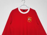 Retro Manchester United Home Long Sleeve 1:1 Quality Soccer Jersey  1963