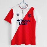 Rangers home  fans 1987-1988  1:1 Quality Soccer Jersey