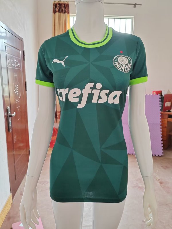 Palmeiras Home Women 1:1 Quality Soccer Jersey    23-24