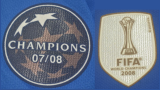 Retro Manchester United Champions League (带胸前小字)1:1 Quality Soccer Jersey  2008-2009