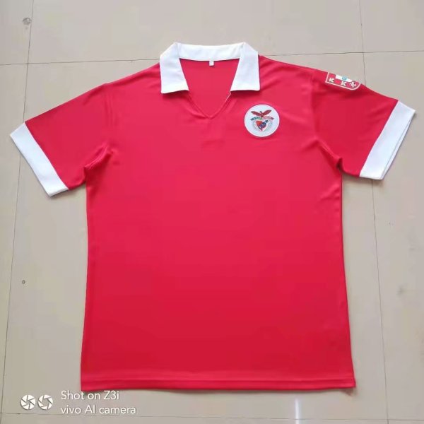 Retro SL Benfica Home  Fans  1:1 Quality Soccer Jersey  1961