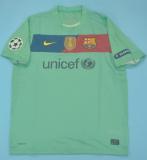 Retro Barcelona Away Green  1:1 Quality Soccer Jersey   2010-2011