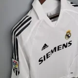 Retro Real Madrid Home 1:1 Quality Soccer Jersey  2005-2006