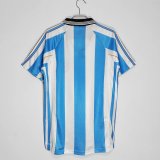 Retro  Argentina Home 1:1 Quality Soccer Jersey  1998