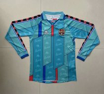 Retro Barcelona Away  Long sleeve 1:1 Quality Soccer Jersey  1996-1997
