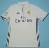 Retro Real Madrid Home  1:1 Quality Soccer Jersey    2016-2017