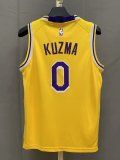 NBA Laker  yellow Kuzma No.0   1:1