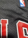 NBA Bulls #23 Jordan Yin Yang Red + Black 1997-1998 classic vintage Jersey