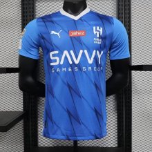 Al Hilal SFC Home Blue Player 1:1 Quality Soccer Jersey   23-24