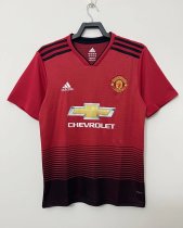 Retro Manchester United Home  1:1 Quality Soccer Jersey  2018 2019