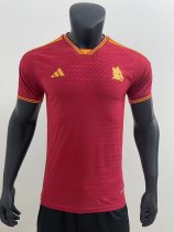 Roma Home Player  1:1 Quality Soccer Jersey  23-24