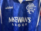 Retro Rangers Home 1:1 Quality Soccer Jersey   1996-1997