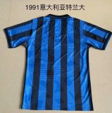 Retro Atalanta Home Fans 1:1 Quality Soccer Jersey  1991