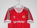 Retro  Manchester United Home  1:1 Quality Soccer Jersey  1991-1992