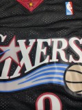 NBA 76ers Lverson 1997-1998 black classic Mesh Jersey