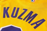 NBA Laker  yellow Kuzma No.0   1:1