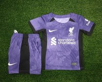 Liverpool Third Away Kids 1:1 Quality Soccer Jersey   23-24