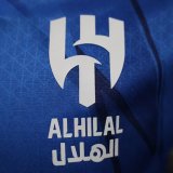Al Hilal SFC Home Blue Player 1:1 Quality Soccer Jersey   23-24