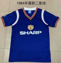 Retro  Manchester United 2rd Away 1:1 Quality Soccer Jersey  1984