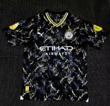 Manchester City Black Gold Special Edition Fans  1:1 Quality Soccer Jersey    23-24