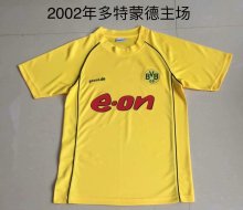 Retro Dortmund Home 1:1 Quality Soccer Jersey    2002