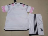 Juventus Away Kids 1:1 Quality Soccer Jersey   23-24