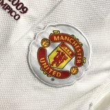 Retro Manchester United  Champions League Long sleeve 1:1 Quality Soccer Jersey  2008-2009
