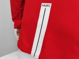 Retro Manchester United Long Home With Embroidery Champion 1:1 Quality Soccer Jersey   2007-2008