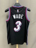 NBA  Heat  black Wade No. 3 1:1