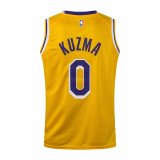 NBA Laker  yellow Kuzma No.0   1:1