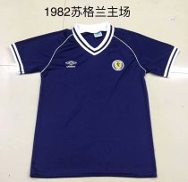 Retro Scotland Home 1:1 Quality Soccer Jersey  1982