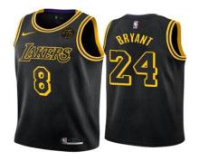 NBA Lakers Kobe to the Lakers 8 / 24 black city 3