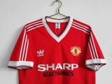 Retro 1983 Manchester United Home 1:1 Quality Soccer Jersey