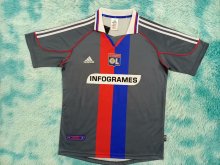 Retro Lyon Away Fans   1:1 Quality Soccer Jersey   2000-2001