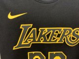 NBA Laker black James Champion T-shirt No.23 1:1
