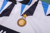 Retro Inter Milan White Away   1:1 Quality Soccer Jersey   1992-1993
