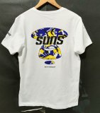 NBA Suns Hot pressing white T-shirt 1:1