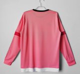 Retro Juventus Away Pink Long sleeve  1:1 Quality Soccer Jersey    2015-2016
