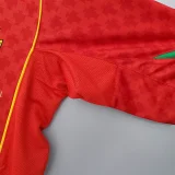 Retro 2004 Portugal Home 1:1 Quality Soccer Jersey 2004 (带胸前小字)