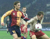 Retro Roma home Long sleeve 1:1 Quality Soccer Jersey  2000-2001