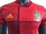 Spain Home Player 1:1 Quality Soccer Jersey  2020