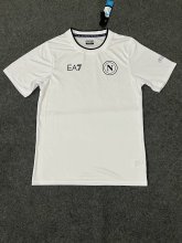 Napoli White casual clothes  Fans 1:1 Quality Soccer Jersey   23-24